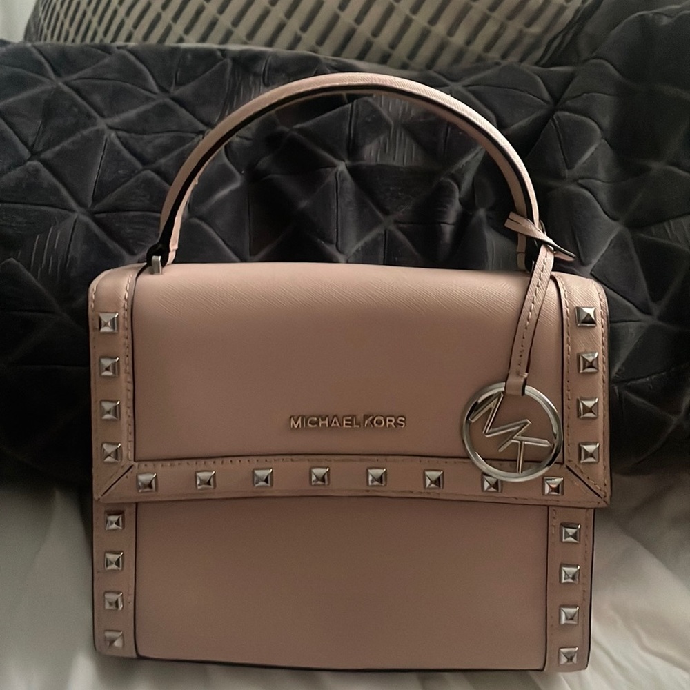 Michael Kors, pink studded purse